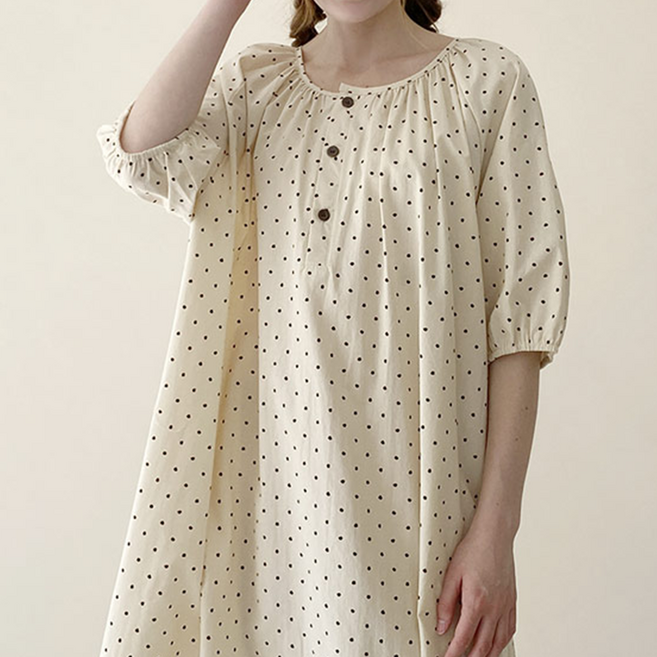 미니뮤즈 빅사이즈 원피스 임산부 잠옷 홈웨어 파자마