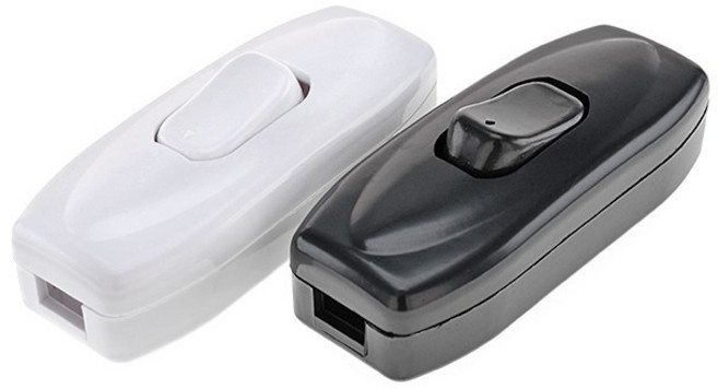 DYW-M3 중간스위치 동양 코드스위치 조명스위치, 블랙, 1개