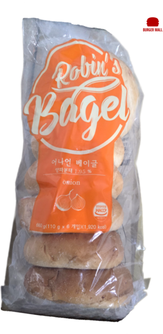 푸드올마켓_ 구스 어니언 베이글 660g(110g x 6ea) /냉동, 1개, 660g