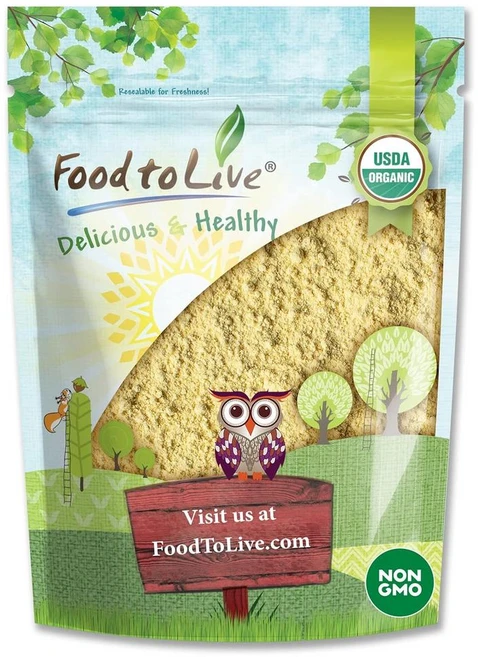 푸드투리브 가르반조 빈즈 병아리콩 이집트콩 가루 분말 1.81kg Food to Live Organic Garbanzo Bean Flour, 1개 - 쿠팡