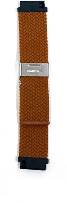 포유 갤럭시워치 솔로 루프 버클 스트랩 시계줄 호환 밴드, 솔로루프 버클 갤럭시워치스트랩, 브라운