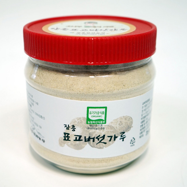 장흥한라농장 표고버섯 표고버섯분말 절편 버섯가루, 1개, 유기농표고버섯분말 250g