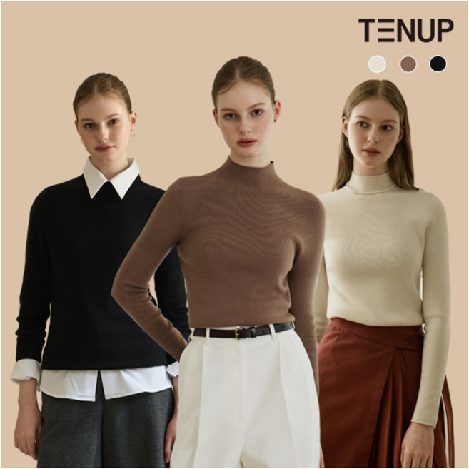 [텐업] ○25FW 구름 텐션 홀가먼트 니트 3종