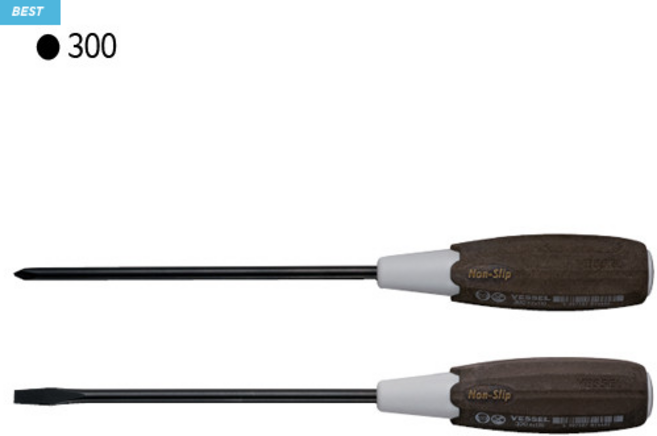 베셀 논슬립드라이버 300 모음 - + (일자형 십자형), 1개