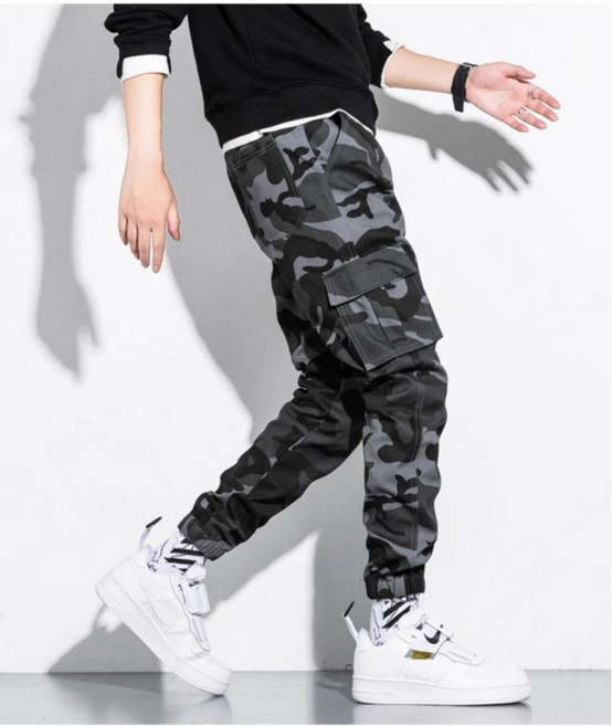 Tagi 1+1 남성 밀리터리 조거팬츠 밴딩 트레이닝바지 팬츠 XL~5XL 바지 빅사이즈 카고