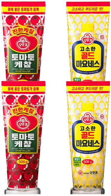 오뚜기 케찹 + 골드마요네스, 2개, 500g