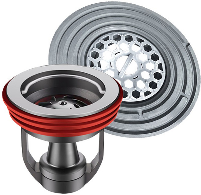 순싹 황동 악취 벌레 완벽차단 화장실 하수구트랩, 1개