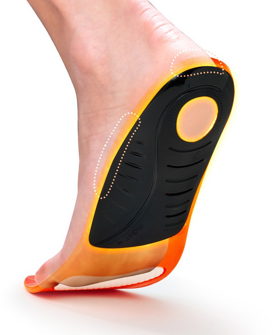 고르고 다기능 휴 신발 깔창 군입대 아치 기능성 평발 운동화, S(240-250), 1개