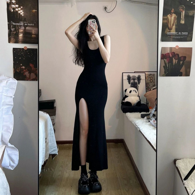 머메이드 원피스 동탄미시룩 등하원룩