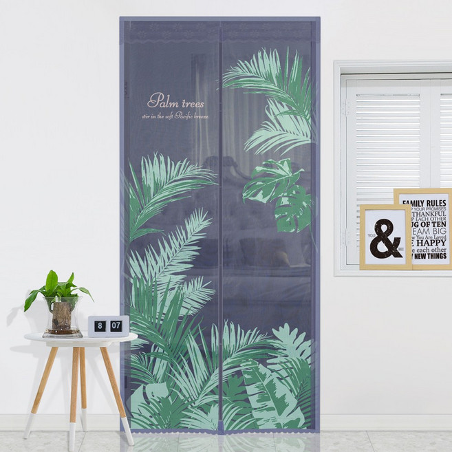 다샵 현관용 방문 자석 벨크로 부착형 모기장, 와이키키