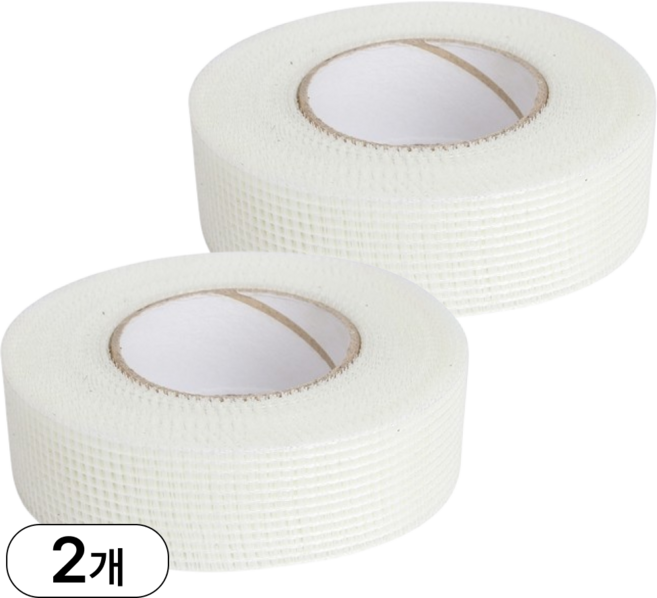 코잘 자체접착 유리섬유 망사 테이프 50mm x 25m, 2개