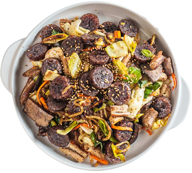 신림동 순대타운 송분호님 백순대볶음 밀키트, 1세트, 750g