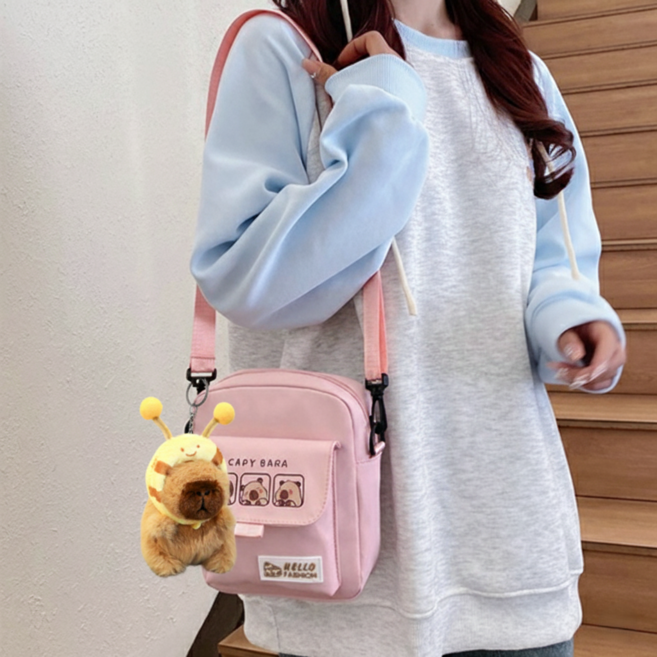 루세로 카피바라 가방 미니크로스백 키링