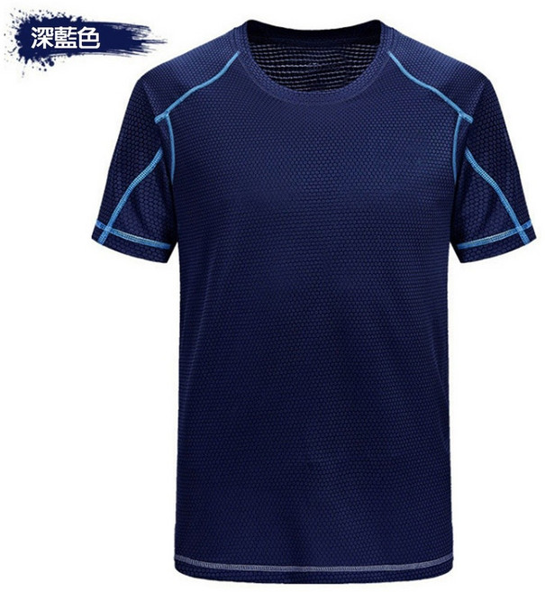 涼感衣休閒運動短袖 男生健身冰絲速乾排汗衫 情侶透氣短T