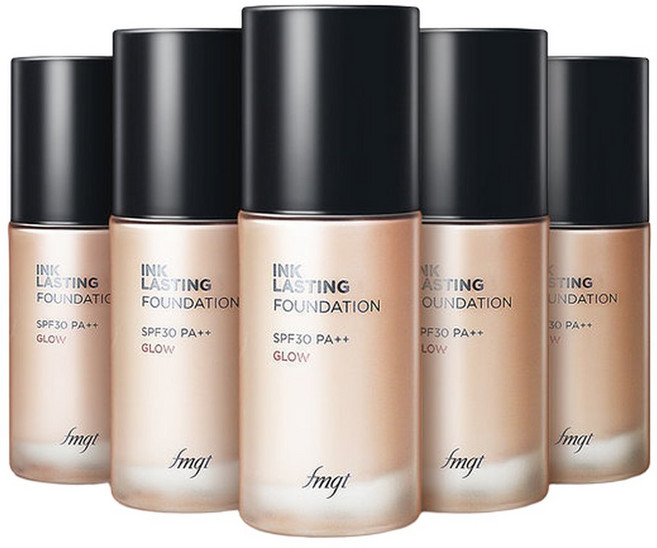 더페이스샵 잉크래스팅 파운데이션 글로우 30ml (N201 애프리콧 베이지), 애프리콧 베이지