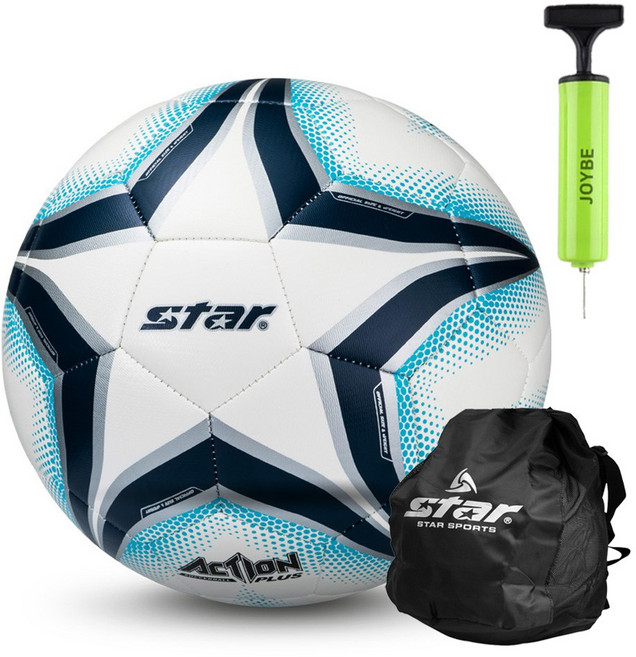 스타스포츠 액션 플러스 축구공 SB674P + 볼가방 C형 + 볼펌프 랜덤발송 세트, 1개