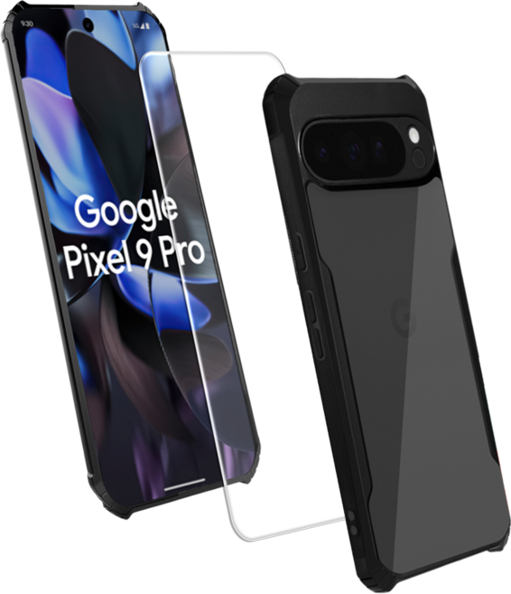 구글 픽셀9 프로 올인원 케이스 + 액정강화 방탄유리 필름