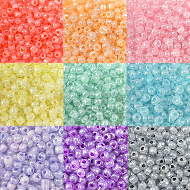 [코델리아]시드비즈 2mm 믹스컬러 마스크스트랩 동백이 효진언니 반지 만들기