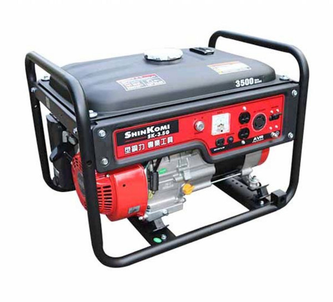 SHIN KOMI 型鋼力 發電機 SK-3.5G 3500W AVR, 1個