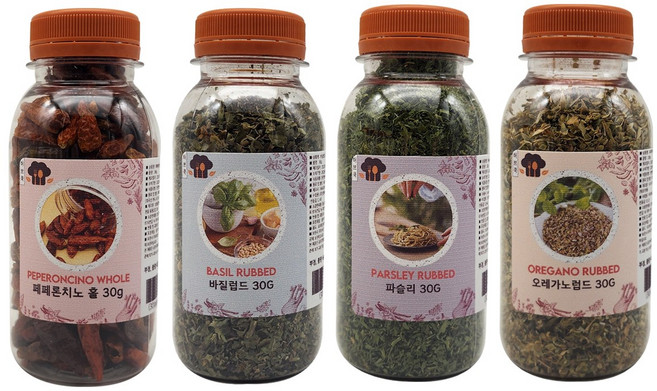 향신료 페트 4종세트(파스타세트), 1개