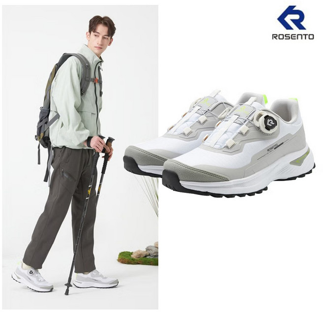 [로젠토] 남자 다이얼락 트레킹화 경등산화 러닝화 운동화_2401M 홈쇼핑완판템