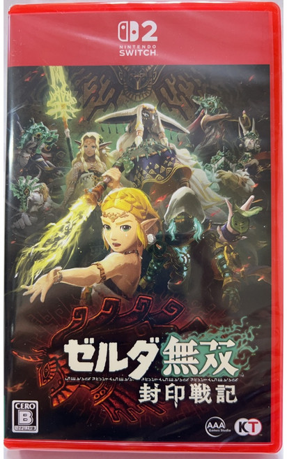 NS 薩爾達無雙 封印戰記 中文版 ZELDA 無雙, 日版中文版,單遊戲