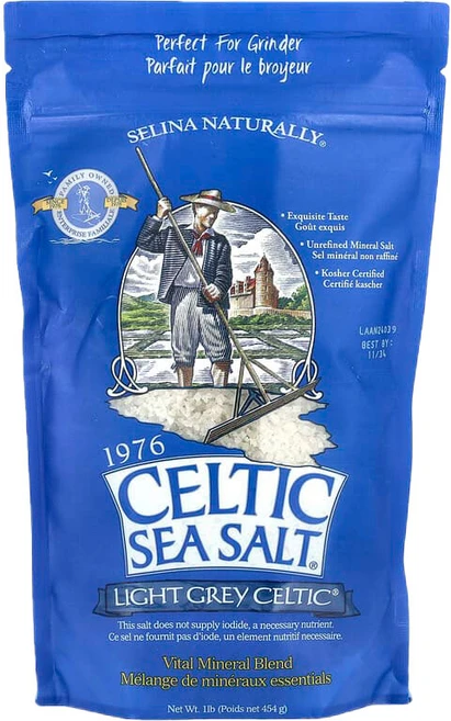 Celtic Sea Salt 라이트 그레이 셀틱, 1개, 454g - 쿠팡