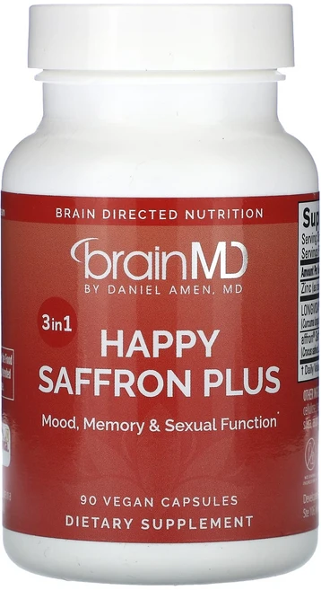 헁복하고 건강하세요 BrainMD 해피 사프란 플러스 베지 캡슐 90정 늘 챙기셔야합니다, 1개 - 쿠팡