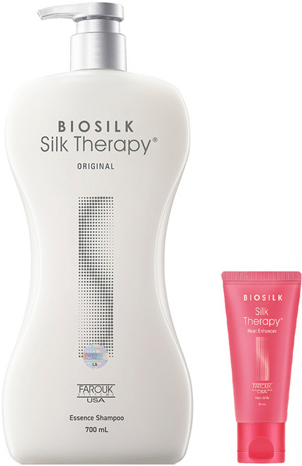 [헤어밀크 30ml 증정] 실크테라피 오리지널 에센스 샴푸 700ml, 1개