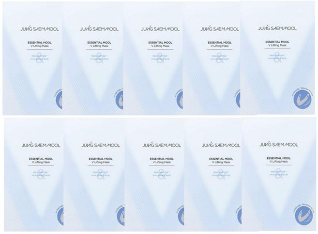 정샘물 에센셜 물 브이 리프팅 마스크, 10개