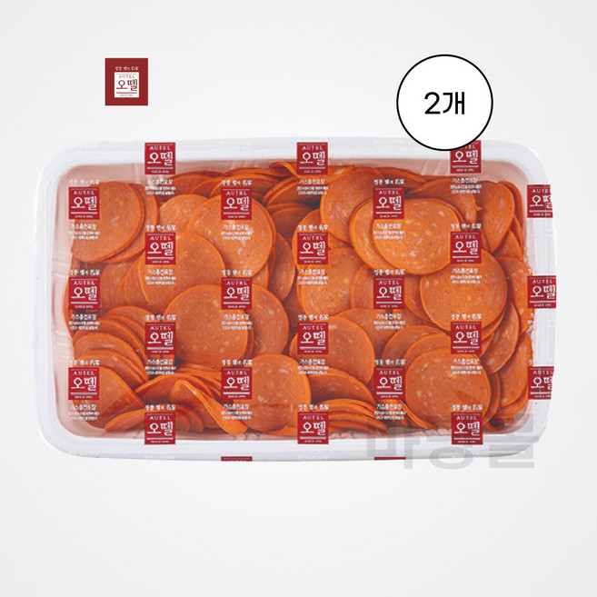오뗄 피자 페파로니 트레이 1kg 냉장, 2개