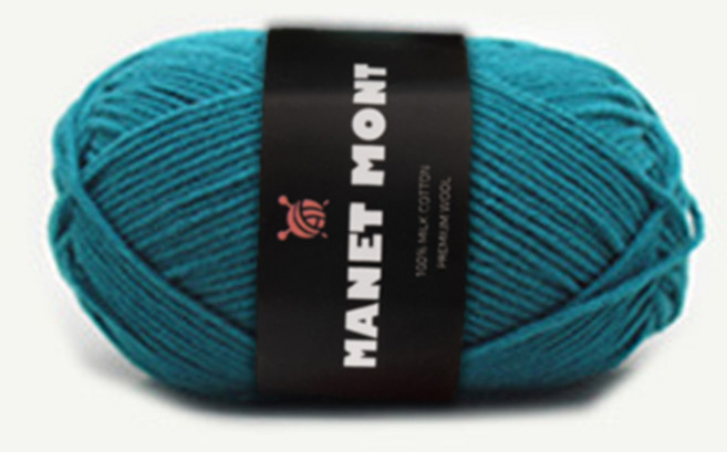 마네몽트 부드러운 털실 밀키코튼, 33.사파이어, 1개