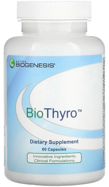 Nutra BioGenesis BioThyro 60 Capsules, 1개, 60정 - 쿠팡