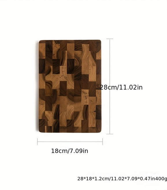 1개 대형 나무 도마 - 고강도 카멜리아 고기 치즈 채소 빵용, 01 빨간