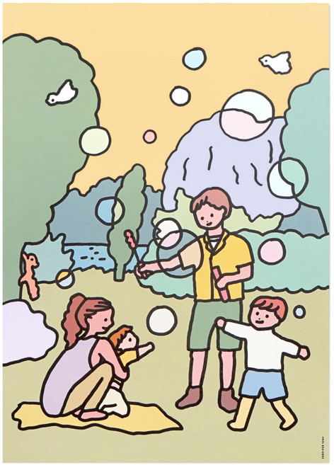 제로퍼제로 포스터 비눗방울