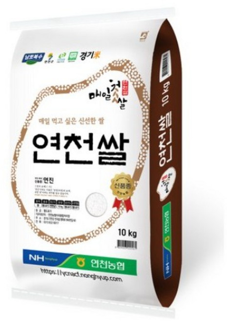 연천농협 2026년산 햅쌀 경기미 연천쌀 연진 특등급, 10kg, 1개