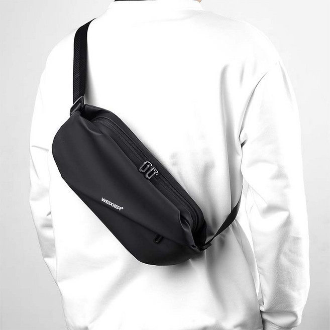 남성 패션 방수 허리 가방 캐주얼 범백 힙팩 어깨 가방 가슴 가방 크로스바디 메신저 가방 대용량 경량 휴대용 스포츠 아웃도어 런닝 여름 소프트 PU 옥스포드 벨트백