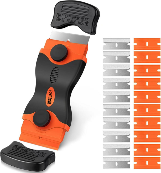 알파코어 칼날 실리콘 스크래퍼 스티커 제거기, 1개