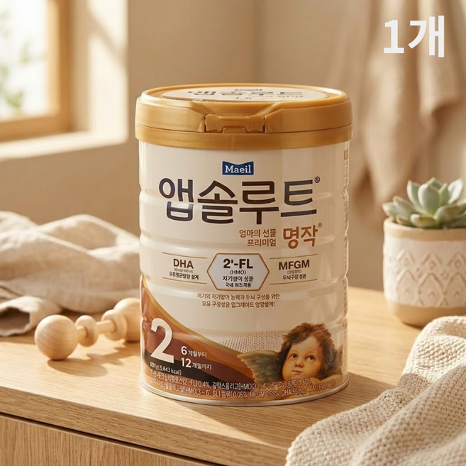 매일유업 앱솔루트 명작 2FL 2단계, 1개, 800g