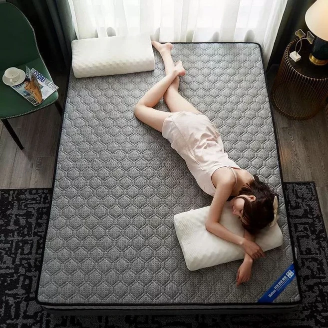 슈퍼 매트리스 싱글 돌침대 거실 깔개 200cm, 1cm, 라텍스-항균-축구 그레이 6cm - 쿠팡