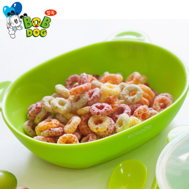 [국내 제조] 리틀밥독 아기 실리콘 스프볼 국그릇 시리얼볼 식기, 1개, 그린