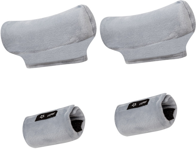 YAMANMAN 목발커버 목발패드 세트 목발용 쿠션패드 세트 손잡이 커버 벨벳 겨드랑이 쿠션 스폰지, 1세트