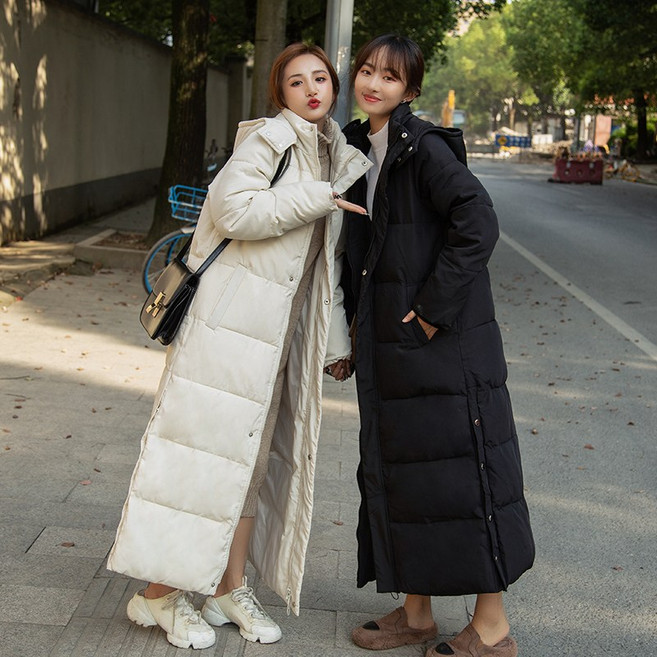 KICOCO 여성 후드 롱패딩 겨울 보온 방한복