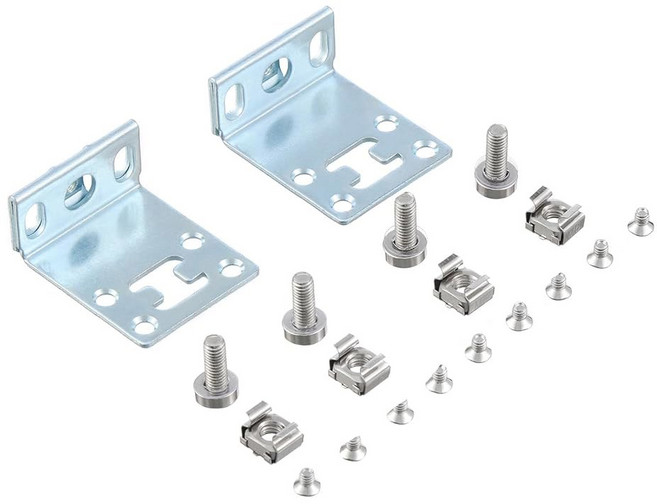 CATALYST 3750 3750G 1U 이어스 마운트 호환 시리즈 2960 스위치용 CISCO PHYINLAN 키트 3750V2 시리즈용, Silvery for Juniper