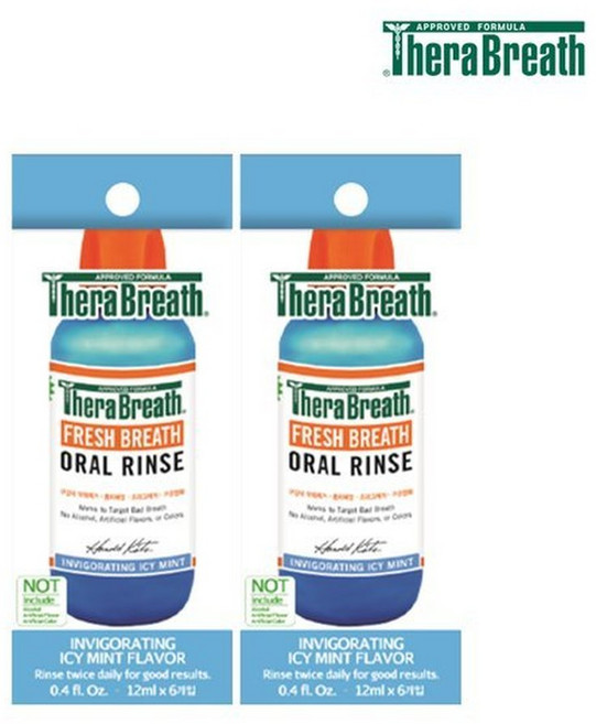 테라브레스 휴대용 가글 아이시 민트 가글 12ml 6입 x2개, 2개