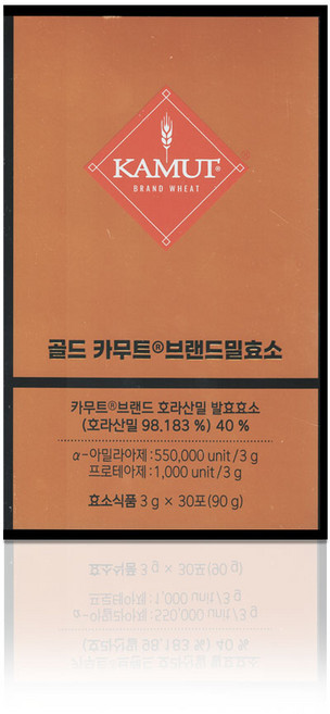 그레인온 골드 카무트 브랜드밀 효소, 1개, 90g