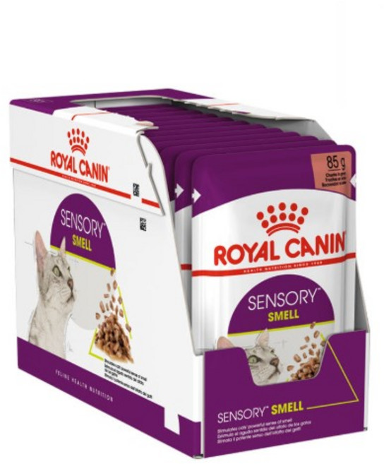 로얄캐닌 고양이사료 센서리 스멜 그레이비 파우치 85g 12개 (1BOX)
