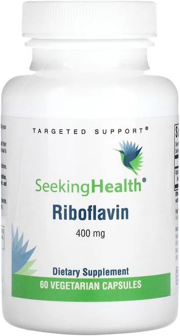 Seeking Health 리보플라빈 400mg 베지 캡슐 60정, SeekingHealth리보플라빈400mg베지캡슐60정, 1개 - 쿠팡