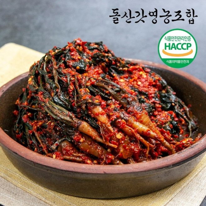 [돌산갓영농조합] 산지직송 전라도 여수돌산 고들빼기 3kg, 1개