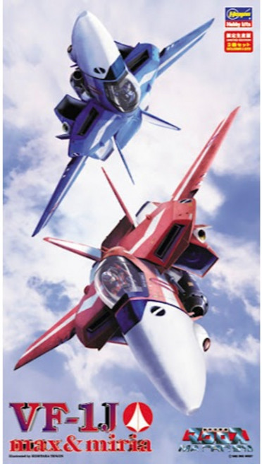 Hasegawa 長谷川模型 超時空要塞 VF-1J Valkyrie Max & Milia 組裝模型, 1個